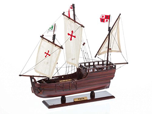 aubaho Pinta Nave Modelo de Madera de Christopher Columbus velero carabela no Hay Kit