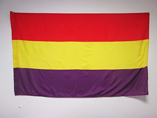 AZ FLAG Bandera ESPAÑA Republicana SIN Escudo 150x90cm para Palo - Bandera DE LA Republica ESPAÑOLA 90 x 150 cm