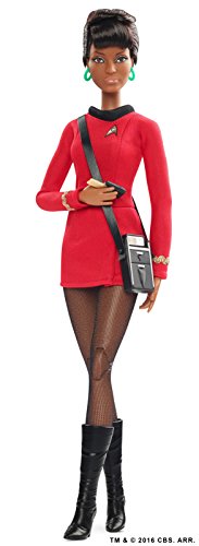 Barbie - Muñeca Fashion, Star Trek 50 Aniversario Uhura (Mattel DGW70)