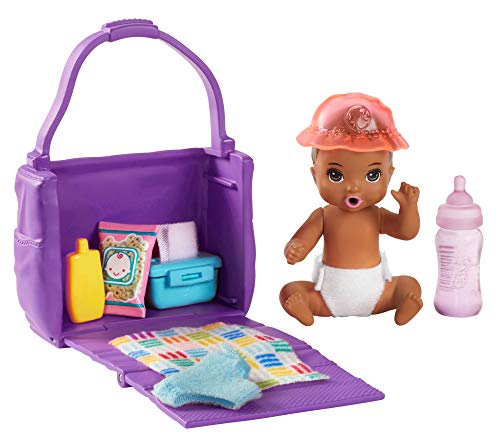 Barbie Skipper Canguro Bebé con Pañal y Accesorios (Mattel Ghv86)