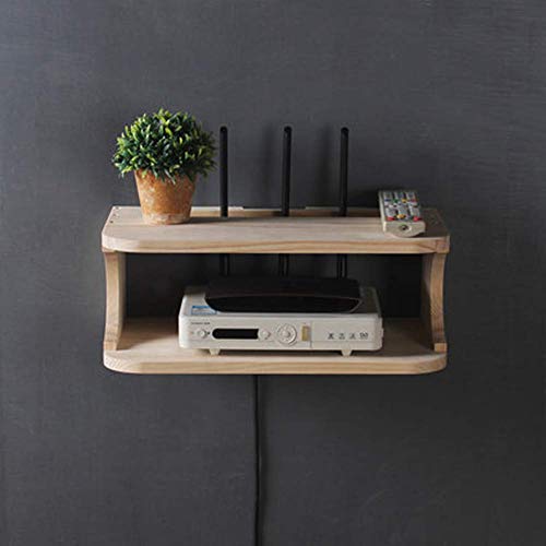 BBGSFDC Mueble flotante de pared, consola media, flotante, estante para TV, componentes, armario de madera maciza, Router inalámbrico en la pared (dimensiones: D) BBGSFDC Mueble flotante de pared, consola media, flotante, estante para TV, componentes, armario de madera maciza, Router inalámbrico en la pared (dimensiones: D)