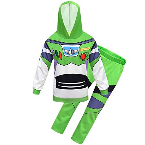 BCOGG Kids Boy Cosplay Buzz Light year Cowboy Woody Disfraces Pijamas Movie Toy Store Buzz Light year Disfraz Halloween Fiesta de Navidad XXL 5115