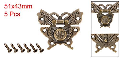 BDZC Hebilla de Resorte 5 Sets Muebles de Bronce Antiguo Caja de Hardware Latch HASP Toggle Hebilla Caja de Madera Caja de Pecho Rectángulo Cierre de Cierre Pasto preservativo (Color : 7) BDZC Hebilla de Resorte 5 Sets Muebles de Bronce Antiguo Caja de Hardware Latch HASP Toggle Hebilla Caja de Madera Caja de Pecho Rectángulo Cierre de Cierre Pasto preservativo (Color : 7)