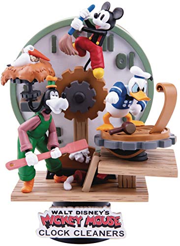 Beast Kingdom Toys Diorama Clock Cleaners 15 cm. Mickey Mouse D-Stage