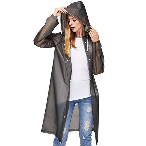 BEIAOSU Lluvia Poncho Transparente ReutilizableTranspirable Impermeable portátil para Mujeres y Hombres Chubasquero EVA Impermeable Senderismo Camping Viajes BEIAOSU Lluvia Poncho Transparente ReutilizableTranspirable Impermeable portátil para Mujeres y Hombres Chubasquero EVA Impermeable Senderismo Camping Viajes