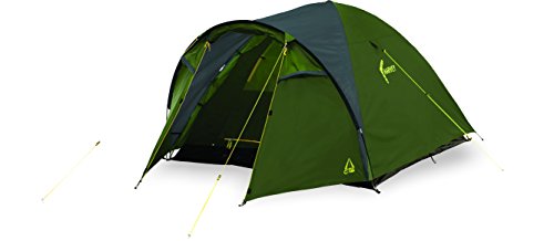 Best Camp - Tienda de campaña Lisa Harvey 3, Color Verde/Gris Oscuro, L