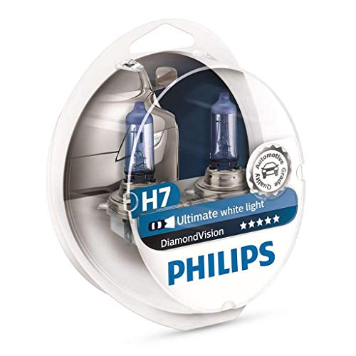 BOMBILLAS DE MEJORA DE FARO PHILIPS DIAMOND VISION H7 5000k BOMBILLAS DE MEJORA DE FARO PHILIPS DIAMOND VISION H7 5000k