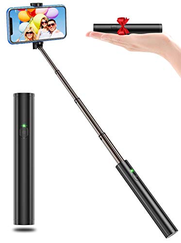 Bovon Palo Selfie Movil, Palo Selfie Tripode Extensible para Smartphones iOS y Android Compatible con iPhone 12 Pro Max/12 Mini/11 Pro Max/11 Pro/11, Galaxy S20/S10/Note 9, Huawei Mate 30, etc