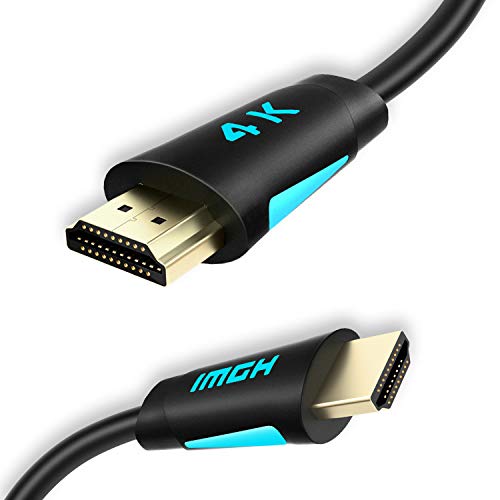 Cable HDMI 4K de alta velocidad con conectores dorados, compatible con vídeo 3D, HDR, ARC, Dolby 7.1 y DTS-HD Master Audio
