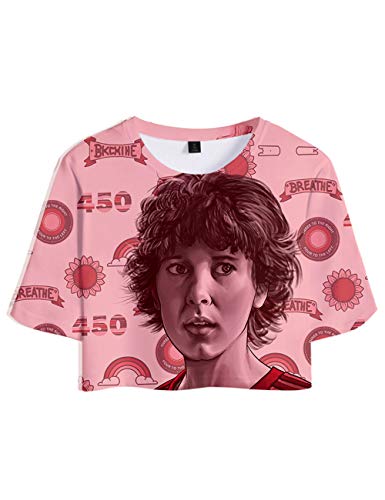 Camiseta Stranger Things Chica, Camiseta Stranger Things Mujer Cortas T Shirt Manga Corta Niña Retro tee Abecedario 3D Impresión T-Shirt Regalo Camisa Verano Camisetas y Tops (D,S) Camiseta Stranger Things Chica, Camiseta Stranger Things Mujer Cortas T Shirt Manga Corta Niña Retro tee Abecedario 3D Impresión T-Shirt Regalo Camisa Verano Camisetas y Tops (D,S)