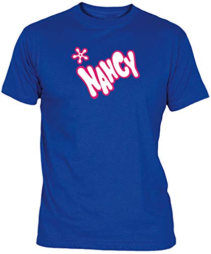 Camisetas EGB Camiseta Nancy Adulto/niño ochenteras 80´s Retro (6 Meses, Azulón)