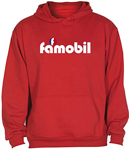 Camisetas EGB Sudadera Famobil Adulto/Niño ochenteras 80´s Retro (L, Rojo) Camisetas EGB Sudadera Famobil Adulto/Niño ochenteras 80´s Retro (L, Rojo)