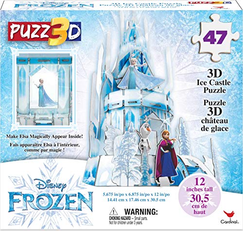 Cardinal Games Castle Frozen 2 3D Castillo Puzzle, Multicolor (Spin Master Toys Ltd 6053088)