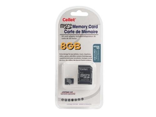 Cellet - Tarjeta MicroSD de 8 GB para camara Kodak EasyShare M5370, memoria flash personalizada, tra