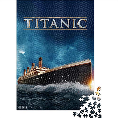 CELLYONE Puzzle Adulto 1000 Piezas Titanic: Cruise Poster 1000 Rompecabezas para Adultos Juguetes de Bricolaje de Entretenimiento en casa para Adolescentes 75x50CM(1000pcs)
