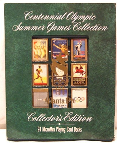 Centennial Olympic Summer Games Collection Collectors Edition 24 Micromini Playing Card Decks by US Playing Cards