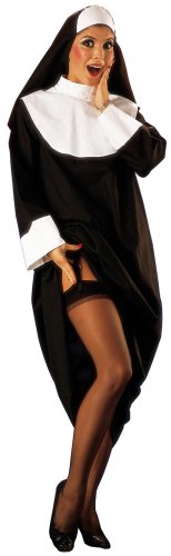 César - Disfraz de monja sexy con hábito para mujer (adulto), talla 38/40 cm César - Disfraz de monja sexy con hábito para mujer (adulto), talla 38/40 cm