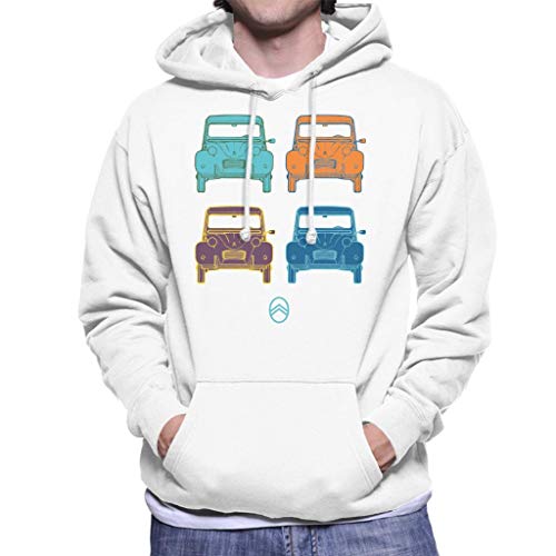 Citroën 2CV Pop Art Style Men's Hooded Sweatshirt