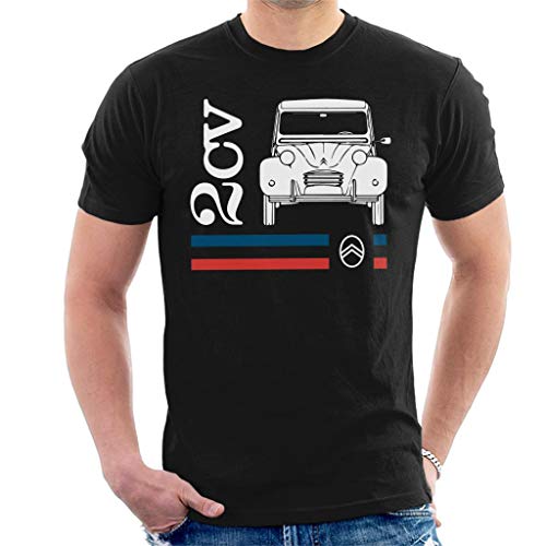Citroën White 2CV Racing Stripes Men's T-Shirt
