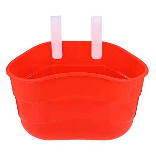 CLISPEED - Cesta infantil para bicicleta delantera y trasera, cesta para manillar de bicicleta, cesta de mimbre extraíble, bolsa para bicicleta para scooter, portaequipajes, ZQ834Q08195, rojo CLISPEED - Cesta infantil para bicicleta delantera y trasera, cesta para manillar de bicicleta, cesta de mimbre extraíble, bolsa para bicicleta para scooter, portaequipajes, ZQ834Q08195, rojo