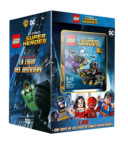 Coffret LEGO DC Comics Super Heroes : LEGO Batman + La Ligue des Justiciers vs Bizarro + L'attaque de la Légion Maudite + L'affrontement cosmique + S'évader de Gotham City [Francia] [DVD]
