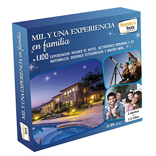 Cofre de experiencias. Mil y una noche en familia" Más de 1.100 experiencias: noches de hotel, actividades urbanas y de naturaleza, sesiones fotográficas y muchas más... Cofre de experiencias. Mil y una noche en familia" Más de 1.100 experiencias: noches de hotel, actividades urbanas y de naturaleza, sesiones fotográficas y muchas más...