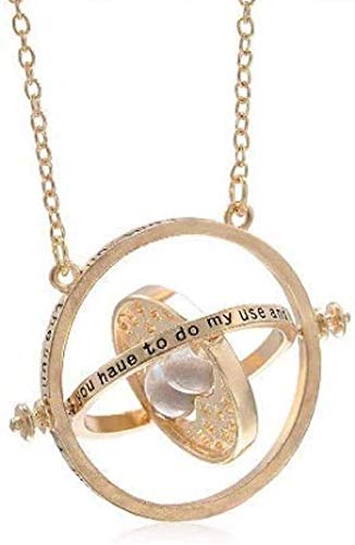 Collar de reloj de arena con giro de tiempo de Hermione en la escuela de los brujeros (DORE) Collar de reloj de arena con giro de tiempo de Hermione en la escuela de los brujeros (DORE)