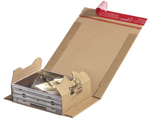 ColomPac CP020,01 flexible Wicked Verpackung de cartón corrugado, 147 x 126 x 55 mm, Brown