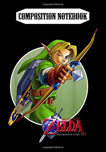 Composition Notebook: Nintendo Zelda Ocarina of Time 3D Link Aims Graphic, Journal 6 x 9, 100 Page Blank Lined Paperback Journal/Notebook