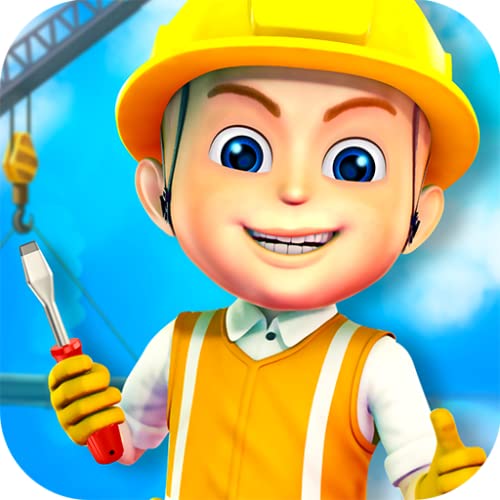 Construir ciudades Juego niños : juego de construcción para niños - excavadoras, camiones grúa y para construir la ciudad ! GRATIS