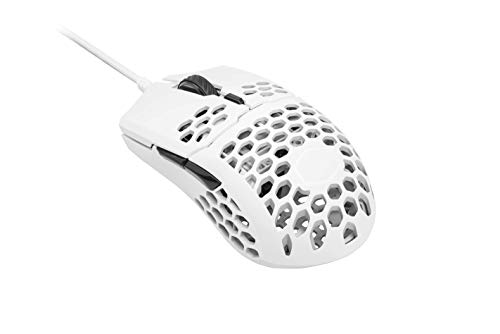 Cooler Master MM710 Ratón Gaming Ultraligero 53g con Cable - Sensor Optico16000 dpi, Conmutadores Omron 20 Millones Clics, Pies PTFE Desplazamiento Suave, Coraza Forma Panel Abeja – Blanco Opaco Cooler Master MM710 Ratón Gaming Ultraligero 53g con Cable - Sensor Optico16000 dpi, Conmutadores Omron 20 Millones Clics, Pies PTFE Desplazamiento Suave, Coraza Forma Panel Abeja – Blanco Opaco