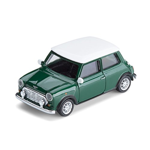 corpus delicti :: Maqueta de coche con imán para frigorífico y tablón de anuncios – Coche de culto Mini Cooper British Racing Green (20.8-11)