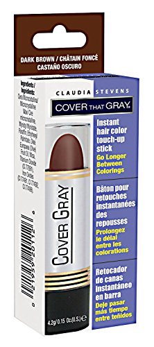 Cover That Gray Touch-Up Color Stick Dark Brown by Claudia Stevens
