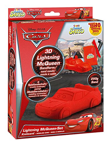CRAZE 54759 – Magic Arena, Disney Cars Lightning Mcqueen Juego Incluye Accesorios, 200 g, Color Rojo