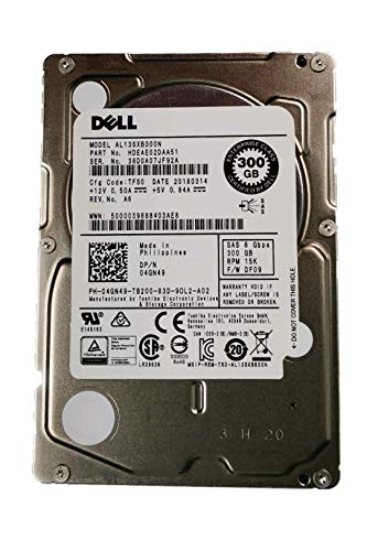 DELL 4GN49 300GB 15K 2.5 6GBPS SAS HDD *Nueva caja abierta*