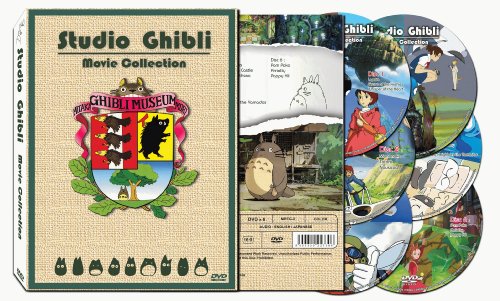 Deluxe Studio Ghibli Movie Collection; Slip Cover, 6 Discs, 17 Movies All With English & Japanese Language Tracks, Optional on/off English Subtitles by Deluxe Studio