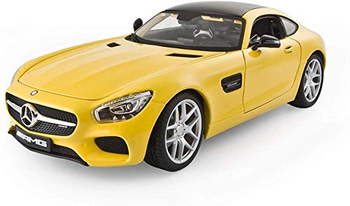 Die Cast-Coche Deportivo Modelo, Mercedes-Benz AMG Modelo del Vehículo De Simulación, 1:18 Escala Aleación De Coches De Juguete Modelo De La Decoración,Amarillo