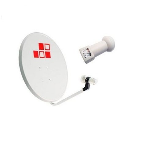Diesl.com - Kit Antena Parabólica 120cm + LNB Blanca sin Logo