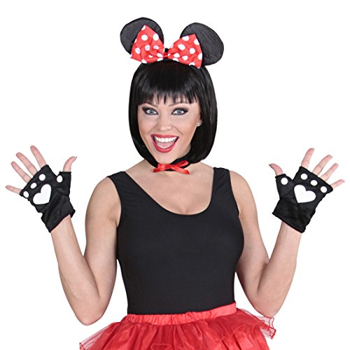 Disney Minnie Mouse Costume Set of 3 Pieces, Animal Costume, for Women, for Carnival, Theme Party
