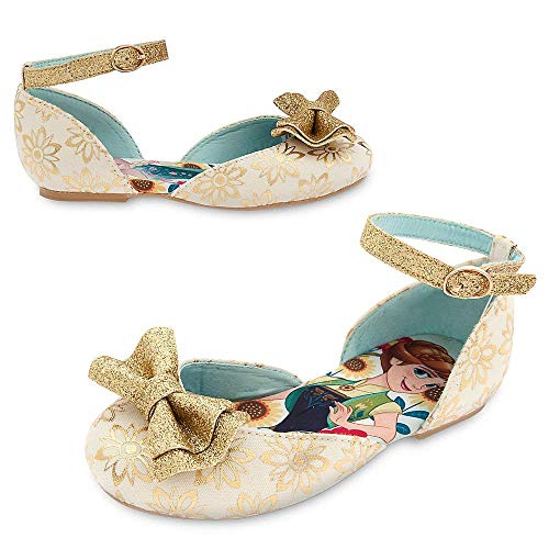 Disney niña de Nueva Golden Frozen Anna y Elsa zapatos tamaño 9 – 13