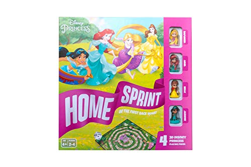 Disney Princess Home Sprint - Juego de Mesa para niños de 4 años + Multi