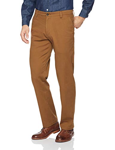 Dockers Pantalón caqui fácil de ajuste recto para hombre - marrón - 31W x 30L