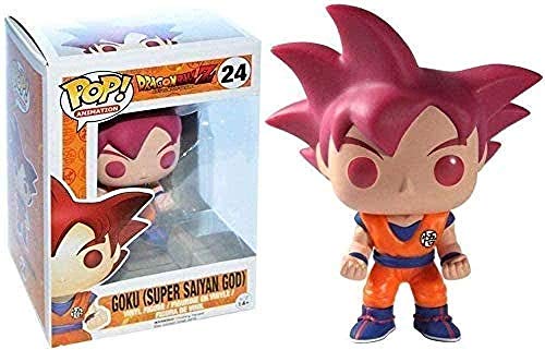 Dragon Ball Z # 24 Son Goku Super Saiyan Dios (pelo rojo) Pop！