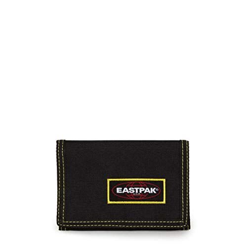 Eastpak Crew Single Monedero, 13 Cm, Kontrast Lime (Negro) Eastpak Crew Single Monedero, 13 Cm, Kontrast Lime (Negro)