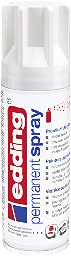 edding 5200-953 Spray de Pintura Acrílica, Blanco Tráfico Brillo RAL 9016 edding 5200-953 Spray de Pintura Acrílica, Blanco Tráfico Brillo RAL 9016