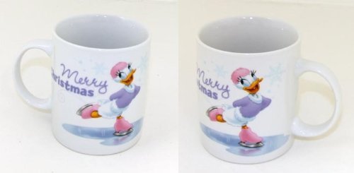 Enesco Enchanting Disney – Navidad Mickey mouse y Minnie Mouse Pato Donald Daisy taza nueva, porcelana, 4x Daisy Tasse