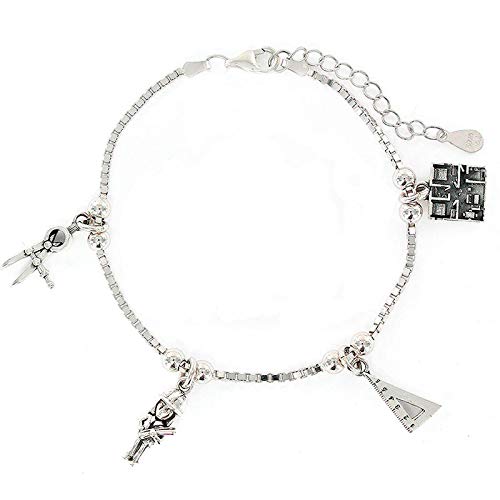 Eres lo mas mujer Pulseras Profesiones Plata (Arquitecta) Eres lo mas mujer Pulseras Profesiones Plata (Arquitecta)