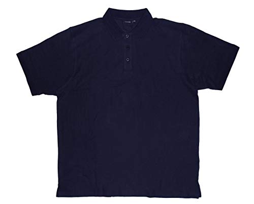 Espionage Premium algodón Pique Polo Camisa (074) en los tamaños 2 x l to 8 x l, 6 Opciones de Color Marine XXXXXXXXL/Pecho 193-198 cm