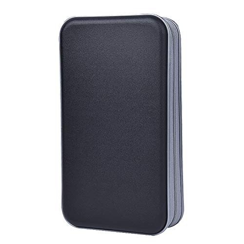 Estuche de CD, Alachi EU 96 Capacidad de plástico Duro Cremallera de Viaje Estuche de Billetera de Almacenamiento de CD (96 Capacidad, Negro) Estuche de CD, Alachi EU 96 Capacidad de plástico Duro Cremallera de Viaje Estuche de Billetera de Almacenamiento de CD (96 Capacidad, Negro)