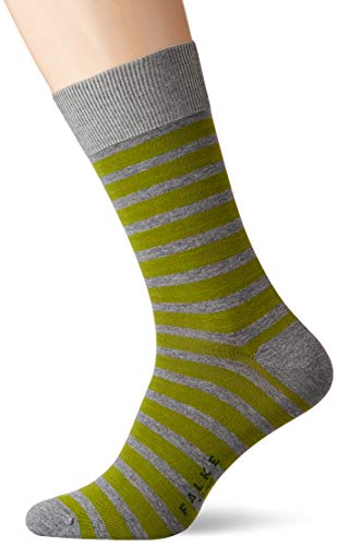 Falke Even Stripe Calcetines, Multicolor (Light Grey Mel 3393), 43/46 (Talla del fabricante: 43-46) para Hombre
